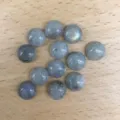 Natürliche graue runde Labradorit-Cabochons aus Edelstein für DIY-Schmuckherstellung - 6mm / Labradorit