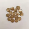 Natürliche runde Tigerauge-Steincabochons für die DIY-Schmuckherstellung und Bastelbedarf - 6mm / Kaffee-Wassermelonen-Stein