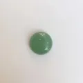 Grüner Achat runder Cabochon flacher Stein für DIY Schmuck - 6mm / Grüner Aventurin