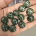 Natürliche grüne Stein-Cabochons für DIY-Schmuckherstellung und Stein-Einlegearbeiten - 4mm / Optimierter Afrikanischer Türkis