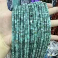 3x3mm green natural stone cube loose beads for DIY bracelets and necklaces making - Natural Green Opal