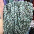 3mm turquoise natural stone cube beads for DIY bracelet and necklace jewelry making - Natural African Pine