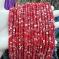 3x3mm red marbled square natural stone cube beads for DIY jewelry making and bracelet design - Red Imperial Jasper
