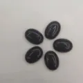 Cabochons ovales en grès bleu scintillant pour vos projets de bijoux DIY créatifs - 4*6mm / Lot de 10 / Pierre de Sable Bleue