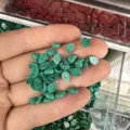 Grüne synthetische Türkis Wassertropfen Cabochons 5x7mm Steine für DIY Ohrringherstellung - 5X7mm / Türkis 2