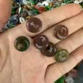 Natural stone agate crystal donut beads for DIY necklace and bracelet jewelry making - Indian Agate