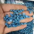 Blaue 5x7mm birnenförmige Cabochons im Türkis-Stil für DIY-Ohrringe und Schmuckherstellung - 5X7mm / Türkis