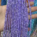 3mm purple round shell beads for DIY jewelry making accessories - 3mm (Approx 38cm Strand) / Purple