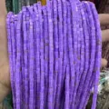 3x3mm purple natural stone square cube spacer beads for DIY bracelet jewelry making strands - Phosphosiderite