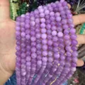 Strands of 8mm purple natural stone round beads for DIY jewelry making and beads crafts - 8mm (Approx. 47 Beads Per Strand) / Purple