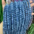High-quality 8mm sky blue natural stone round beads for DIY jewelry making and craft projects - 8mm (Approx. 47 Beads Per Strand) / Teal