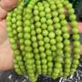 8mm bright green round stone beads strands for DIY jewelry making accessories - 8mm (Approx. 47 Beads Per Strand) / Light Green