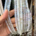 High-quality 6x6mm synthetic opal tube spacer beads for DIY jewelry making and crafting - 6x6mm (Approx. 65 Pieces/Pack) / Opalite