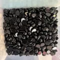 Bulk pack of black teardrop flatback stone cabochons for DIY jewelry craft making - 6*8mm Teardrop / Obsidian