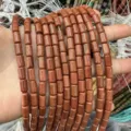 Goldstone cylindrical beads for DIY bracelet and necklace jewelry making - Cylinder / 6*10mm (Approx. 39 Pcs/Strand) / Gold Sandstone