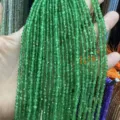 3mm green faceted cat's eye round beads for DIY jewelry making accessories and necklaces - 3mm (Approx 120 Beads/Strand) / Green
