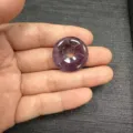 Natural purple crystal donut pendant 25mm for DIY jewelry making and handicraft crafts - Purple Crystal
