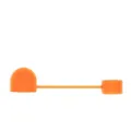 Orange Silicone Straw Cover Dust Plug Protector for 8-10mm Drinking Straws Accessory - Orange
