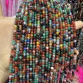 Faceted colorful natural stone beads for DIY jewelry necklaces and bracelets - 2mm Faceted (Approx. 170 Beads/Strand) / Multicolor