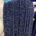 Faceted blue goldstone sparkling glass beads for DIY bracelet and necklace jewelry making - 2mm Faceted (Approx. 170 Beads/Strand) / Blue