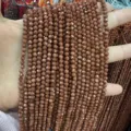 Faceted brown goldstone beads strand for DIY jewelry making - 2mm Faceted (Approx. 170 Beads/Strand) / Brown