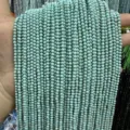 Natural faceted turquoise stone loose beads for DIY handmade jewelry necklace making - Synthetic Yellow-Veined Turquoise Round Beads / 2mm Faceted (Approx. 170 Beads/Strand)