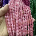 Perles en pierre naturelle calcédoine rose ovale 8x10mm pour colliers DIY SKU - Env. 8*10mm (Env. 38cm/Fil) / Jade Rose Optimisé