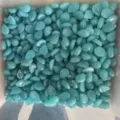 Polished teal natural stone waterdrop cabochons 6x8mm for DIY jewelry components - 6*8mm Teardrop / Enhanced Blue Jade