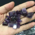 Cabochons en améthyste violette naturelle pour la fabrication de bijoux et boucles d'oreilles - 10*14mm / Améthyste