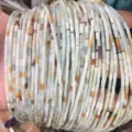Mixed color 2x4mm natural stone cylindrical loose beads for DIY handmade jewelry crafts - Amazonite (Tube) / 2*4mm (Approx. 38cm Strand)