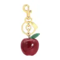 Glitter Red Apple Keychain Metal Bag Charm Cute Women Handbag Pendant Accessory Variant - Style 4 (Single)