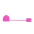 Roze siliconen rietje cover stofdicht stop beker accessoire handige beschermer - Roze