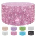 Siliconen kophoes detail met strass, sprankelend kristalontwerp, antislip flesbodem accessoire. - Roze Strass
