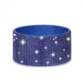 Manchon de tasse en silicone strass bleu pour gobelet Stanley, housse de bouteille. - Bleu foncé