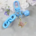 Llavero de mariposa azul con cadena y campana, bonito colgante para bolso y accesorio de moda. - Estilo 6