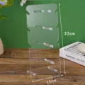 Transparant Acryl Brillenhouder Zonnebril Display Standaard Desktop Organizer 33x15cm - Acryl Model / 4 Paar Pakket