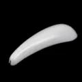 Witte kledinghanger schouderstukken verbreeders anti kreukvorming kleding accessoire - Eén paar / Wit