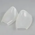 Transparent plastic shoe crease protectors, shoe trees for sneaker care and shape retention. - L Large