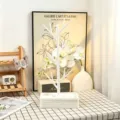 Soportes para joyas de árbol blanco pendientes collar organizador para tocador - Blanco