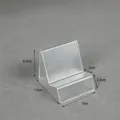 Transparante acryl display houder voor portemonnee en telefoon. Handige toonbankstand. - 1# 1-laags (7 cm)