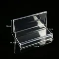 Espositore trasparente in acrilico a gradini per portafogli e telefoni da bancone negozio. - Stile 4 - 1 Livello (14 cm)