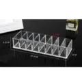 Transparenter Acryl Make-up Paletten Organizer Kosmetik Aufbewahrungsbox für Lippenstift - Große Puderdose mit 8 Fächern