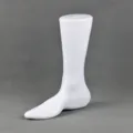 Pied en plastique blanc mannequin de vitrine support de présentation pour chaussures. - Moule de Pied pour Chaussures Homme / Blanc