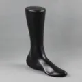 Mannequin de pied en plastique noir support de présentation chaussures chaussettes. - Moule de Pied pour Chaussures Homme / Noir