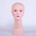 Plastic female mannequin head for displaying wigs hats glasses masks and headscarves. - Long-Neck Mannequin Head