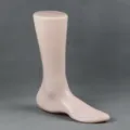 Mannequin Pied en Plastique Couleur Peau Support de Chaussure Fond Plat Présentoir - Moule de Pied pour Chaussures Homme / Chair