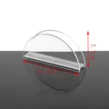 Portaservilletas de acrílico transparente para restaurante y mesa de comedor tissue. - Semicircular
