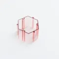 Roze kunststof honingraat lade organizer grid verdeler voor ondergoed sokken opbergdeel - 6 stuks/pak / Lieflijk Roze