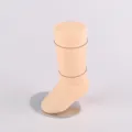 Kind sokken etalagepop voet model display staander met magnetische basis maat F - 9cm Babyvoet / Huidskleur