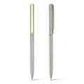 Elegante aluminium balpen met gouden clip, draaimechanisme voor zakelijk kantoorgebruik. - MA504 Model (MOQ 50)
